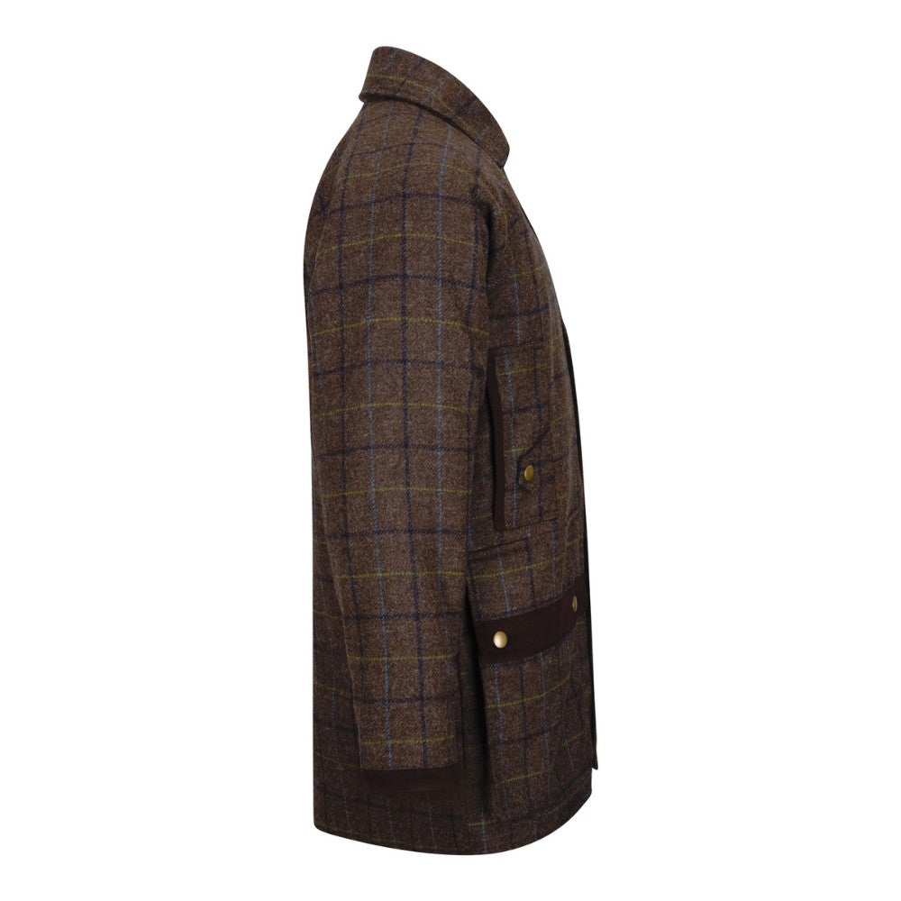 Walker & Hawkes Ryton Abraham Moon Brown Overcheck Tweed Jacket