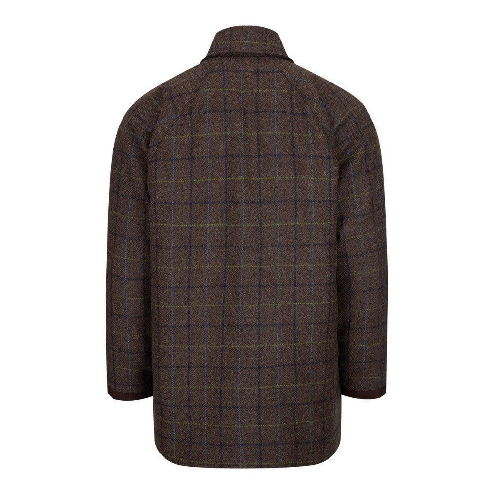 Walker & Hawkes Ryton Abraham Moon Brown Overcheck Tweed Jacket
