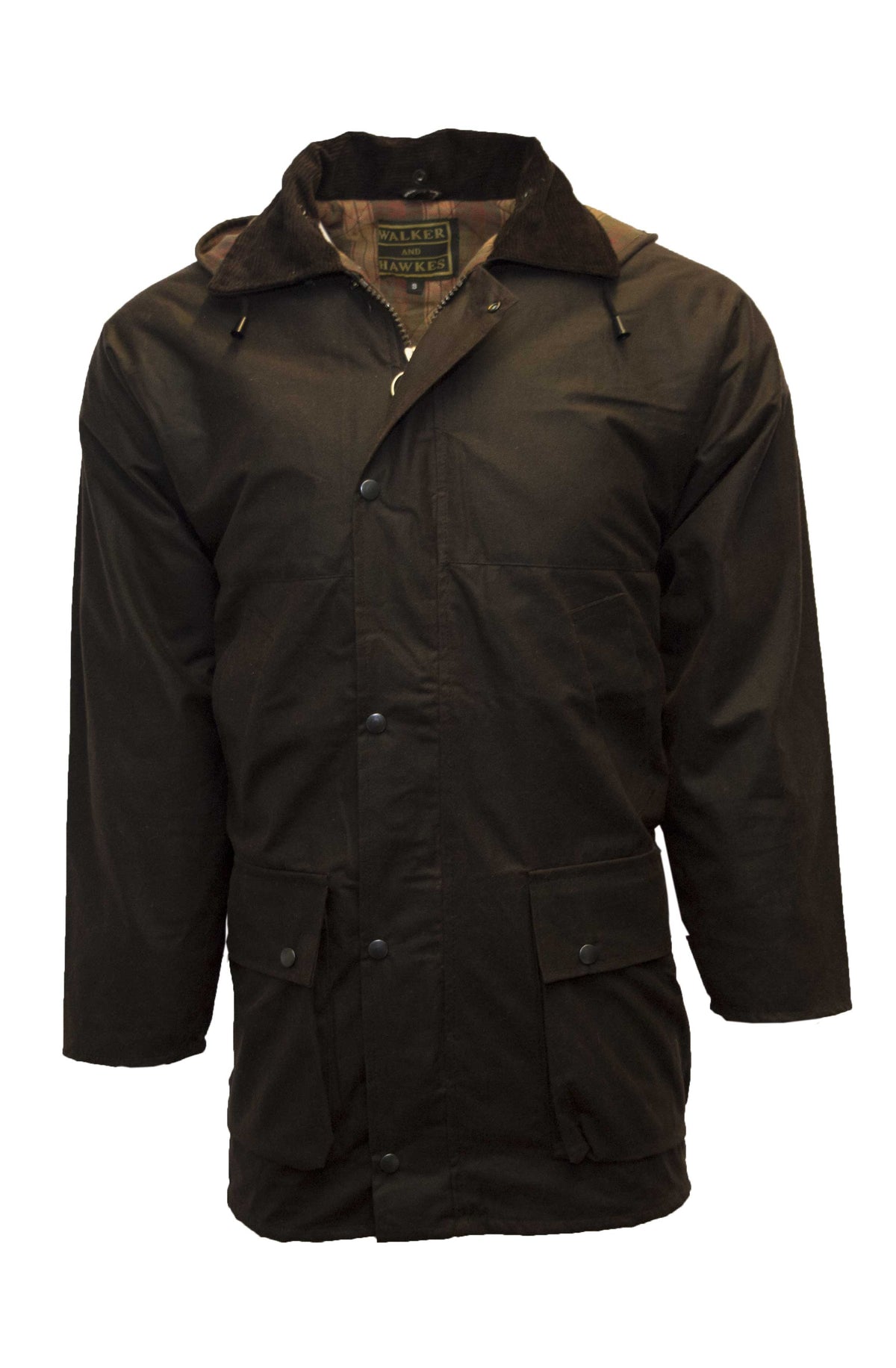 Walker & Hawkes Mens Brown Wax Benson Jacket