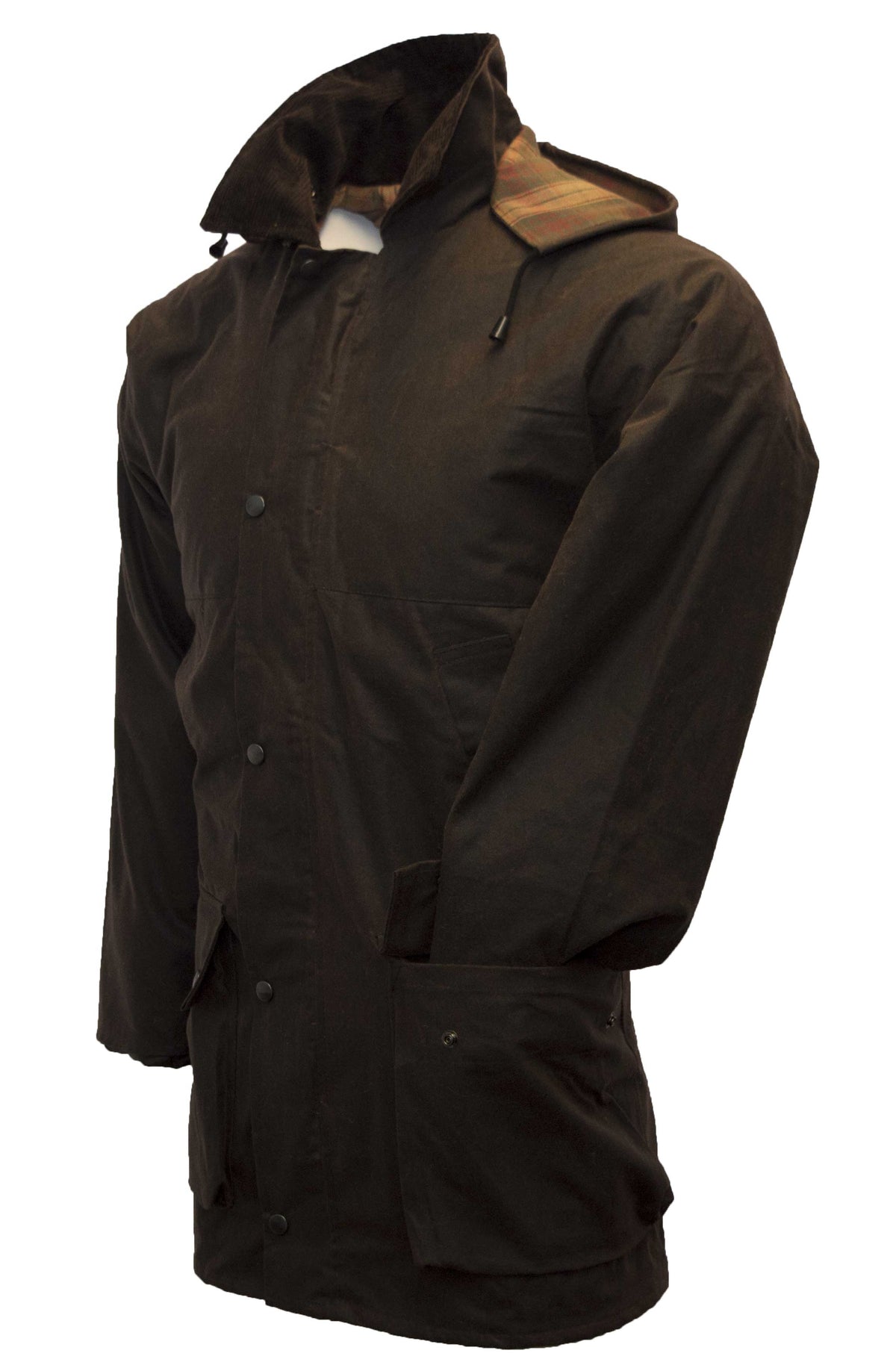 Walker & Hawkes Mens Brown Wax Benson Jacket