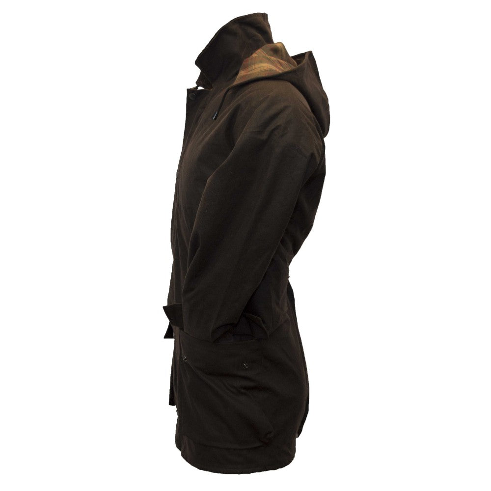 Walker & Hawkes Men's Brown Padded Blackstone Wax Jacket
