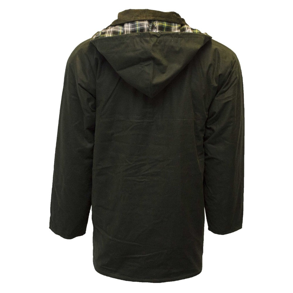 Walker & Hawkes Men's  Padded Olive Blackstone Wax Jacket