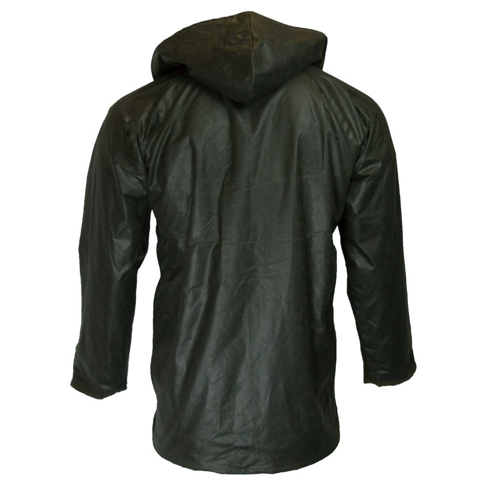 Walker & Hawkes Men's Olive Cupra Wax Poacher Jacket