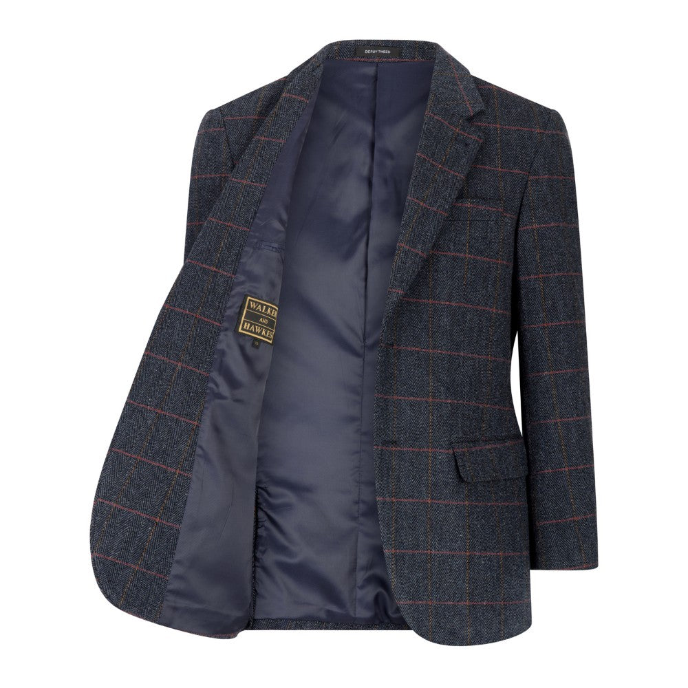 Walker & Hawkes Windsor Tweed Jacket in Blue