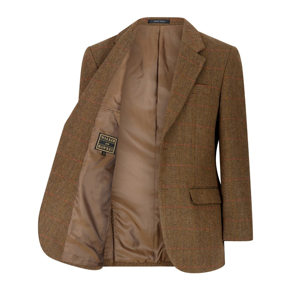 Walker & Hawkes Windsor Tweed Jacket in Brown