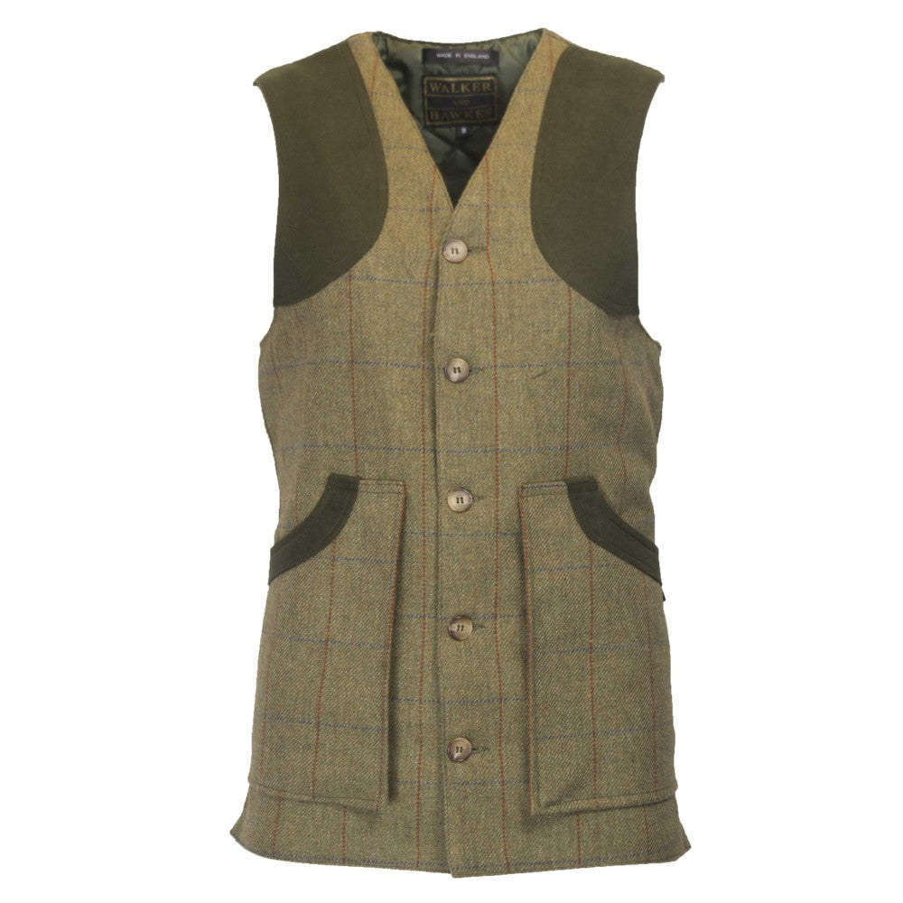 Walker & Hawkes Berston Waistcoat in Forest Green