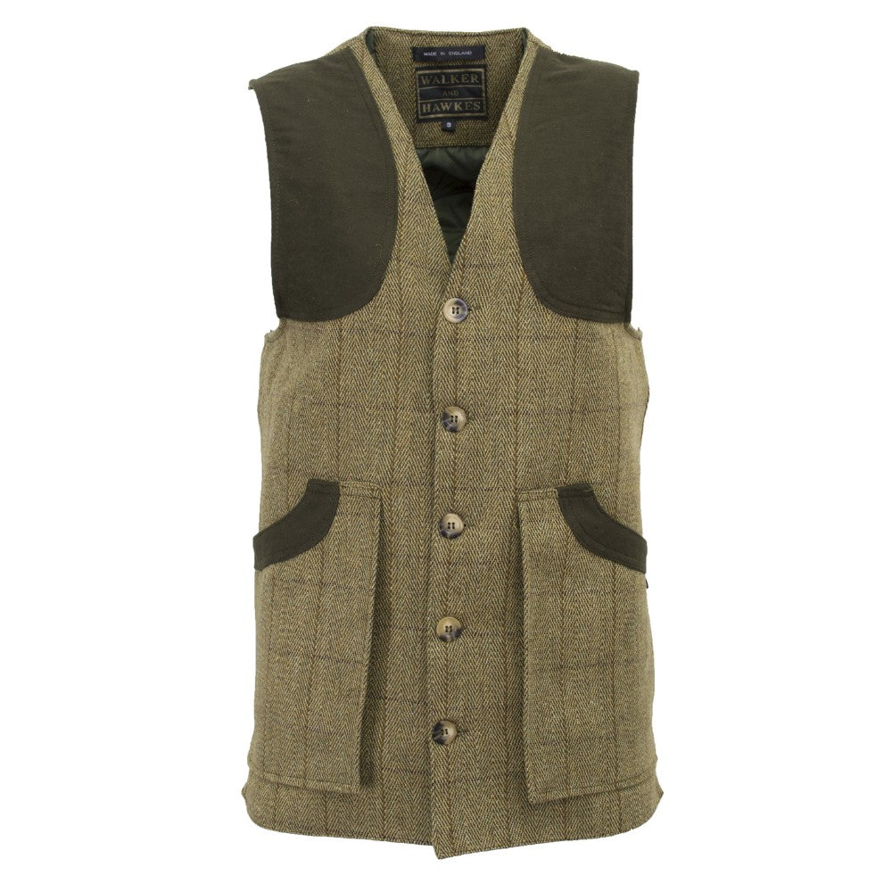 Walker & Hawkes Berston Waistcoat in Light Sage