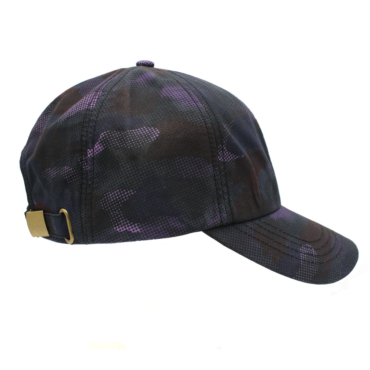 Tweed Outdoor Waterproof Purple Camo Print Cap