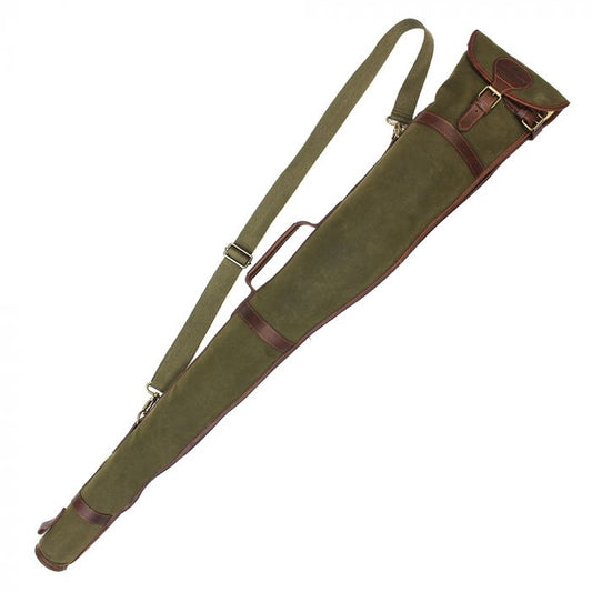Tweed Outdoor Waxed Canvas Khaki Gun Case