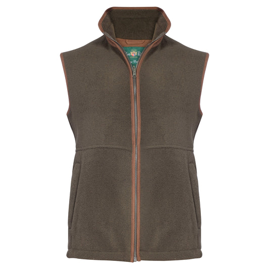 Alan Paine Aylsham Men's Fleece Gilet In Green