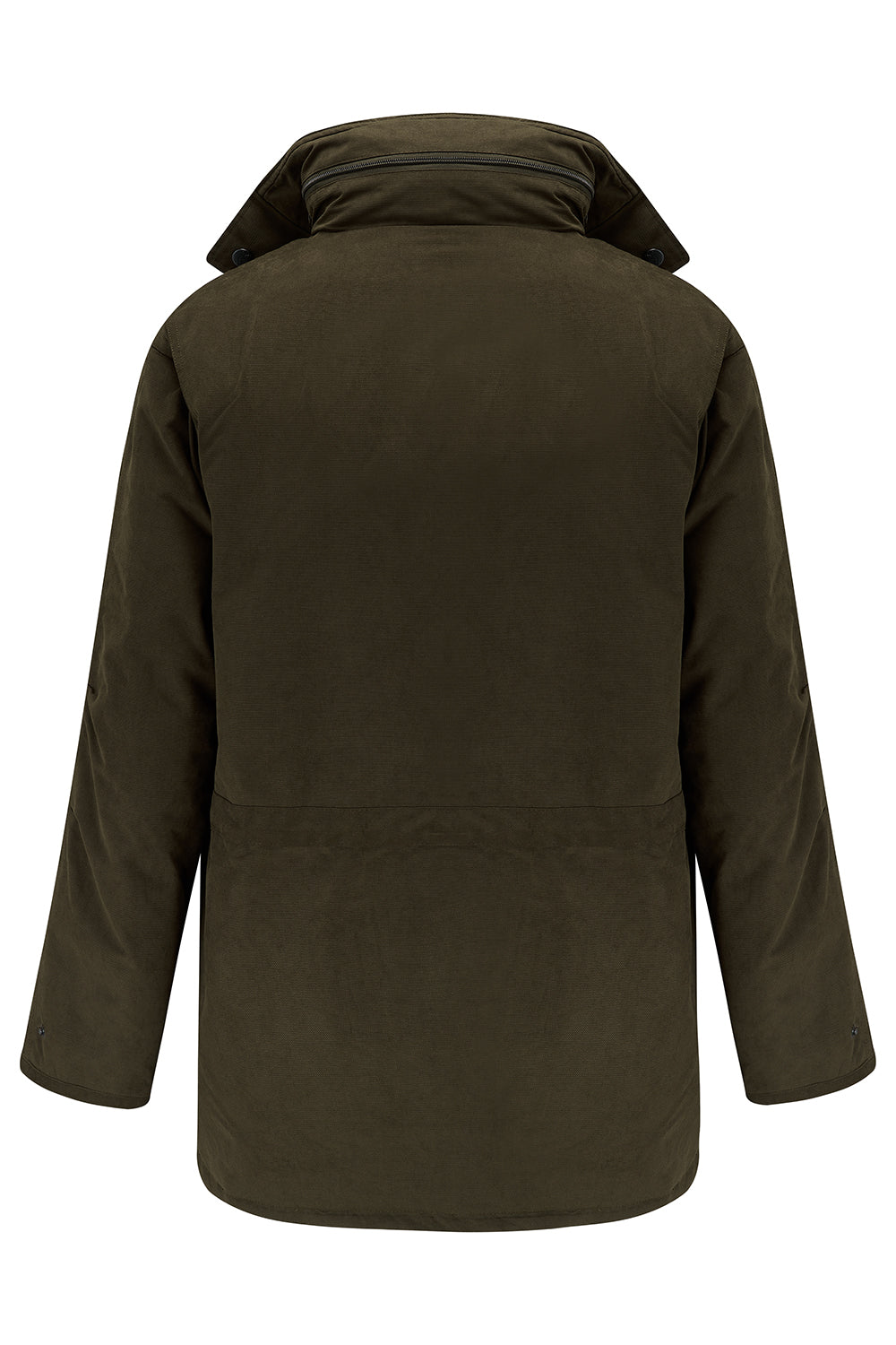 Tweed Outdoor Waterproof Gamekeeper Jacket in Olive
