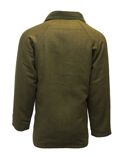 Walker & Hawkes Men's Derby Tweed Barlaston Jacket in Dark Sage