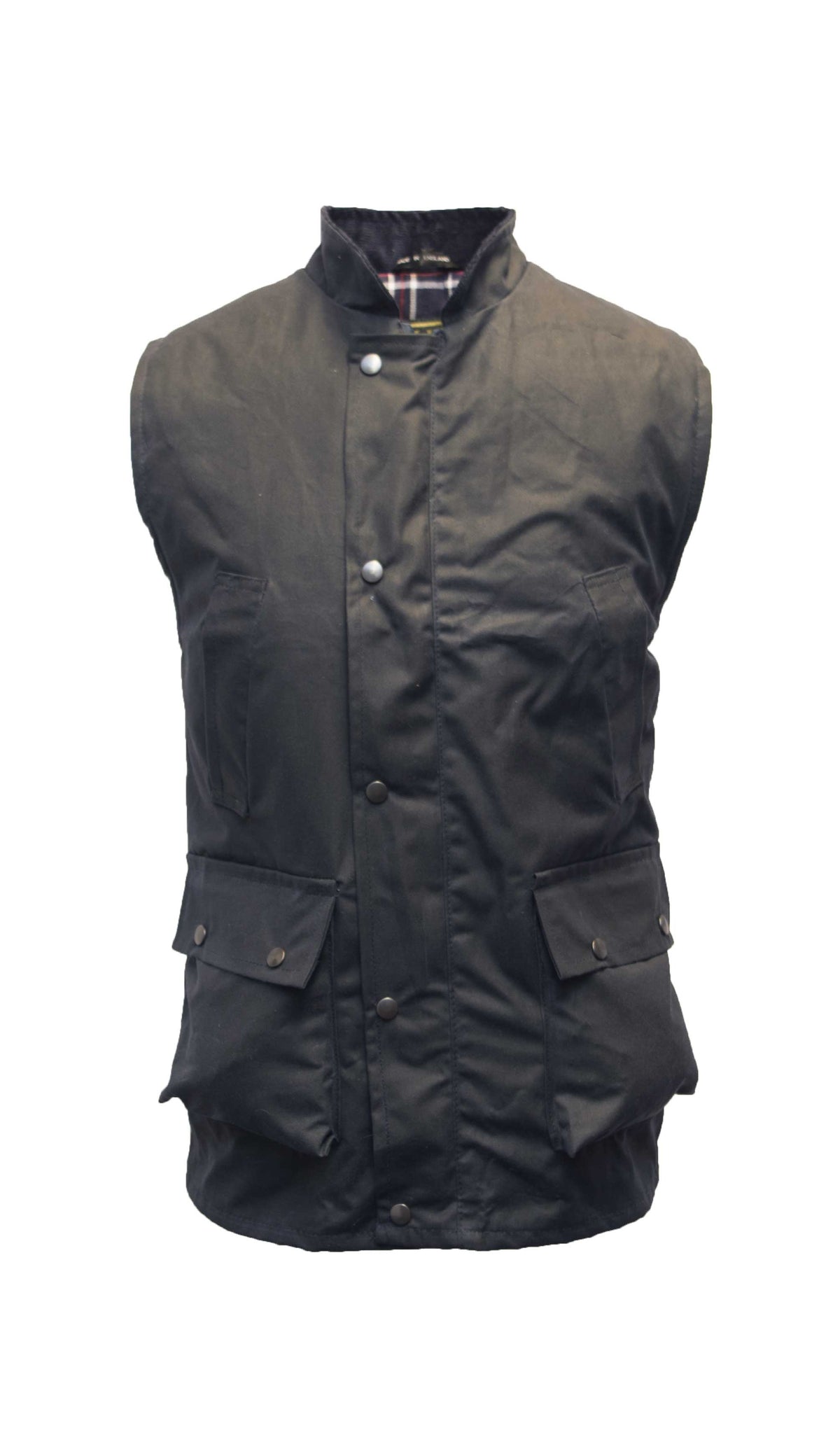 Walker & Hawkes Navy Winchester Wax Gilet