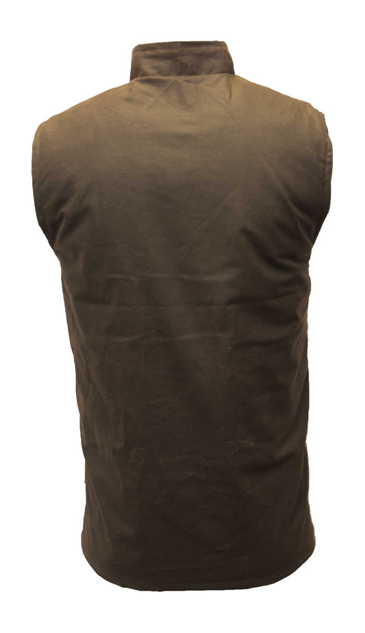 Walker & Hawkes Brown Winchester Wax Gilet