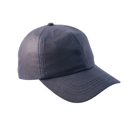 The 'Darley' Navy Waxed Baseball Cap